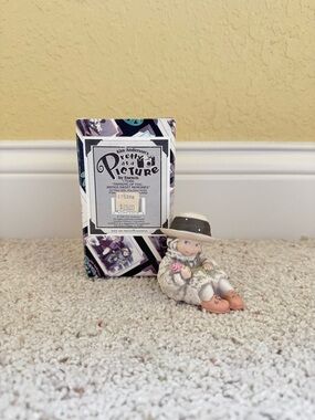 Kim Anderson Pretty as a Picture Porcelain Figurine - Cream and Black